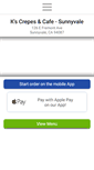 Mobile Screenshot of kscrepescafesunnyvale.com